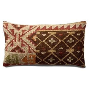 Andana Kilim Throw Pillow - 11" x 21" - Grandin Road