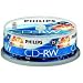 Philips CW7D2NB25 - 25 x CD-RW - 700 MB ( 80min ) 4x - 12x - spindle - storage media