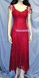 Vonda D Hanky Hem Dress in Red