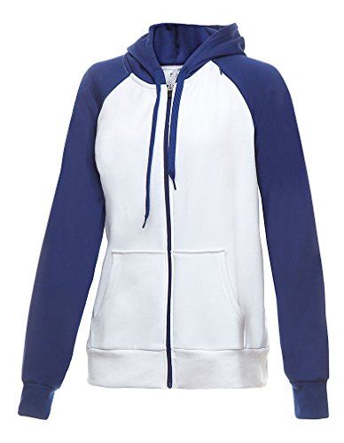 Fila LW143GE9-100 Noki Full Zip Hoody White/Twilight M