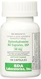 Diphenhydramine 50mg Capsules 100ct Btl (Pack of 2)