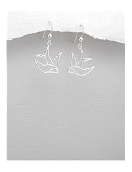 Bird Earrings In 92.5 Sterling Silver