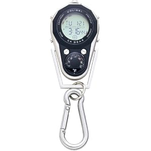 Colibri Digital Quartz Pocket Watch Chronograph with Compass and Thermostat PWX096836
