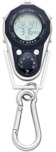 Colibri Digital Quartz Pocket Watch Chronograph with Compass and Thermostat PWX096836