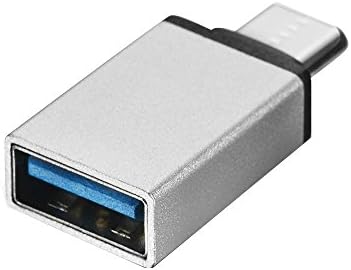 Dink USB 3.1 Type C To USB 3.0 Type A Female OTG Adapter Converter Connector Plug For MacBook, ChromeBook Pixel, Nexus 5X, Nexus 6P, HTC 10, LG G5,Nokia N1, OnePlus 2, Silver, Buy One Get One Free