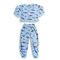 Bay Boy by MJ Collection - Boys Long Sleeve Thermal Underwear Set, Light Blue