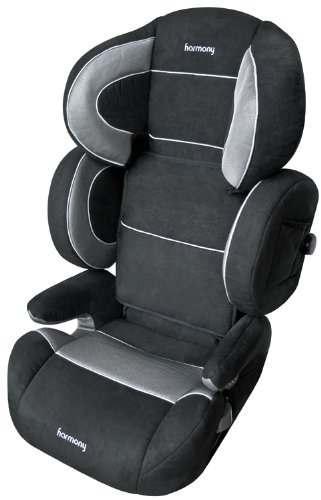 Harmony Baby Armor Adjustable Booster Car Seat, Black Tech