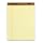 TOPS The Legal Pad, 8.5 x 11.75 Inch, Legal Rule, Perforated Top, 50 Sheets, Canary (75320)