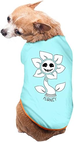 NIKEDOG Terrible Flower Small Dog Vest Pet Clothes SkyBlue