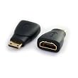 Adapter : Mini HDMI C Stecker > HDMI 1.3b Buchse 1080p