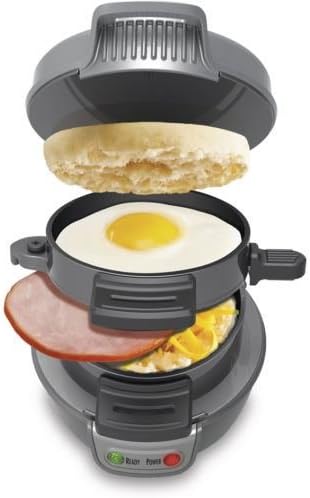 NEW Hamilton Beach 25475A Breakfast Sandwich Maker Kitchen Counter Top Press