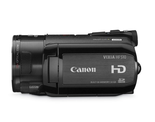 Canon VIXIA HF S10 HD Dual Flash Memory with 32 GB Internal Memory and 10x Optical Zoom