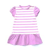 Dresses Online Shop Ranking 23. Kite Baby Spot and Stripe Frill Dress (Orchid/ White, 3 - 6 Months)