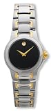 Movado -  Meza -  0604859 - Montre Femme Acier Bicolore -  Quartz Analogique - Cadran Noir - Bracelet Bicolore