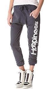 Happiness Womens Happiness Sweatpants, Washed Black, Large
