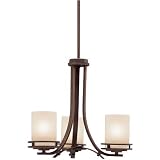 Hendrik Bronze 19 Wide 3-Light Chandelier