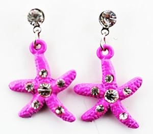 Starfish Earring - Kids Fashion Earrings (Pink)