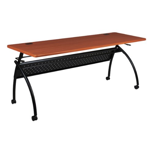  Balt Chi Series Flipper Training Table   Cherry   Rectangle (20 W x 72 L)