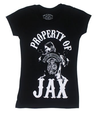 Changes Property Of Jax - Sons Of Anarchy Juniors T-shirt: Junior Large - Black