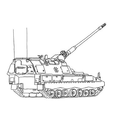 Malbuch modernes Kriegsgeraet