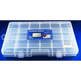 Click here to buy Organizational Wonder - 24-Compartment Clear-View Storage Case by HI.