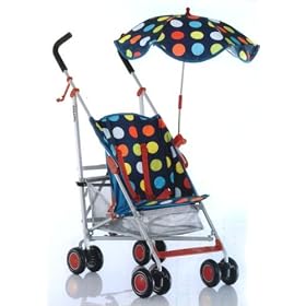Cosatto kikki umbrella stroller - Petrol Blue with Bright Spots
