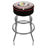 NHL Throwback Chicago Blackhawks Padded Bar Stool