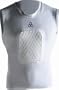 McDavid Youth Bodyshirt With Chest Pad (White Large)