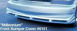 Xenon 6151 95-05 Astro, Safari Van Millenium Design Front Bumper Cover