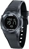 Mens All Black Digital Rubber Sport Stop Watch by Ollie Cso-a0569A-D