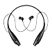LG Tone Wireless Bluetooth Stereo Headset - Retail Packaging - Black/Orange