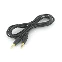 6' ft 3.5mm 1/8" Male Mini Gold Plug Stereo Audio Cable