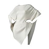 100% Cashmere Poncho - Cream by Catherine Robinson