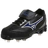  : Mizuno Men's 9-Spike Pro Limited Low G4 Cleat,Black/Royal,7.5 M