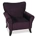 Curves Arm Chair, Purple