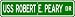 USS ROBERT E PEARY FF 1073 Street Sign - Navy