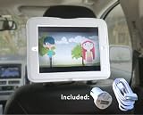 Soporte para iPad en Reposacabezas del Coche para Apple nuevo iPad 3 / iPad 2 / iPad 1 Incluyendo Cargador y Cable Extra Largo