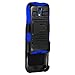CASEFORMERS Duo Armor BLUE for Kyocera Hydro Icon Combo Case with Stand and Holster