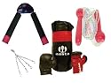 Kids punch bag and Boxing gloves set with Free Chain, bracket and Nun chaku