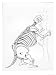 Skeleton of a Mylodon Art Giclee Poster Print by English School, 12x16