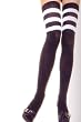 Leg Avenue Athlete Thigh Hi W/ 3 Stripe Top