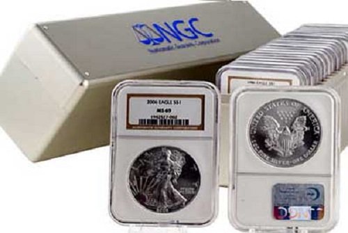 1999 NGC MS 69 Silver Eagle-image