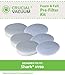 Crucial Vacuum Foam Filter Replacement- Compatible With Shark Foam, Felt Pre-Filters - Part # XFF80 - Models NV200, NV200C, NV200Q, NV201, NV202, NV202C, NV450, NV451, NV472, NV480 - Washable (6 Pack)