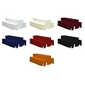 Bierbankhussen Premium 3-teiliges Set (Farbe und Tischbreite nach Wahl) - Wei� 50cm