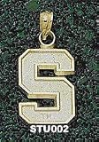Stanford Univ S 5/8 Charm/Pendant -14K/10K, Stainless Steel or Gold Plated