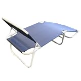 Trademark Tools 75-9930BD Fully Adjustable Folding Guest Bed with Headrest