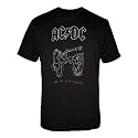 C.I.D. Mens AC/DC - For Those About To Rock - Black - Medium