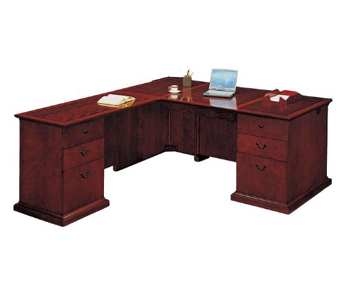 Sedona Cherry Executive Left L Desk Sedona Cherry