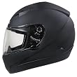 HAWK Matte Black Dual-Visor Motorcycle Helmet - Color : matte black - Size : Large