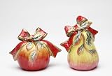 Fine Porcelain Christmas Gifts Collectible - Victorian Harvest Salt and Pepper Set